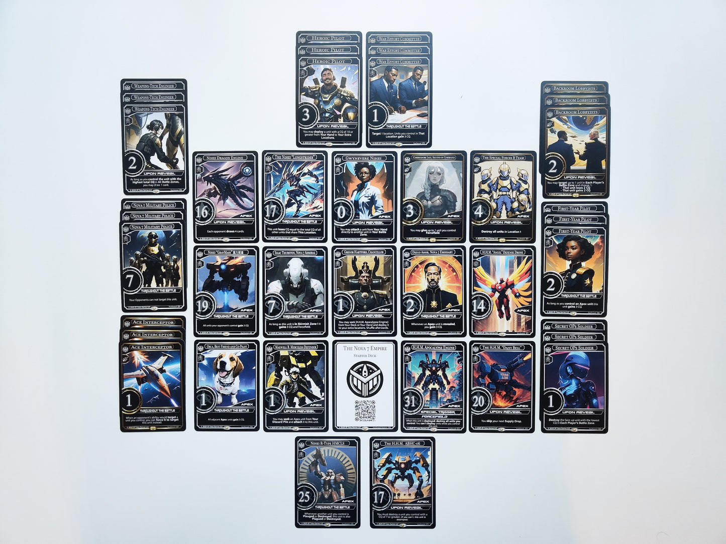 The Conquest of Fates Core Decks Collection - 4 Decks Complete Set