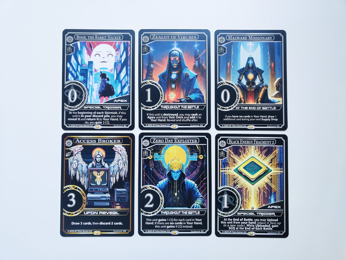 "Neon Prayers" - The Church of Zero Core Deck