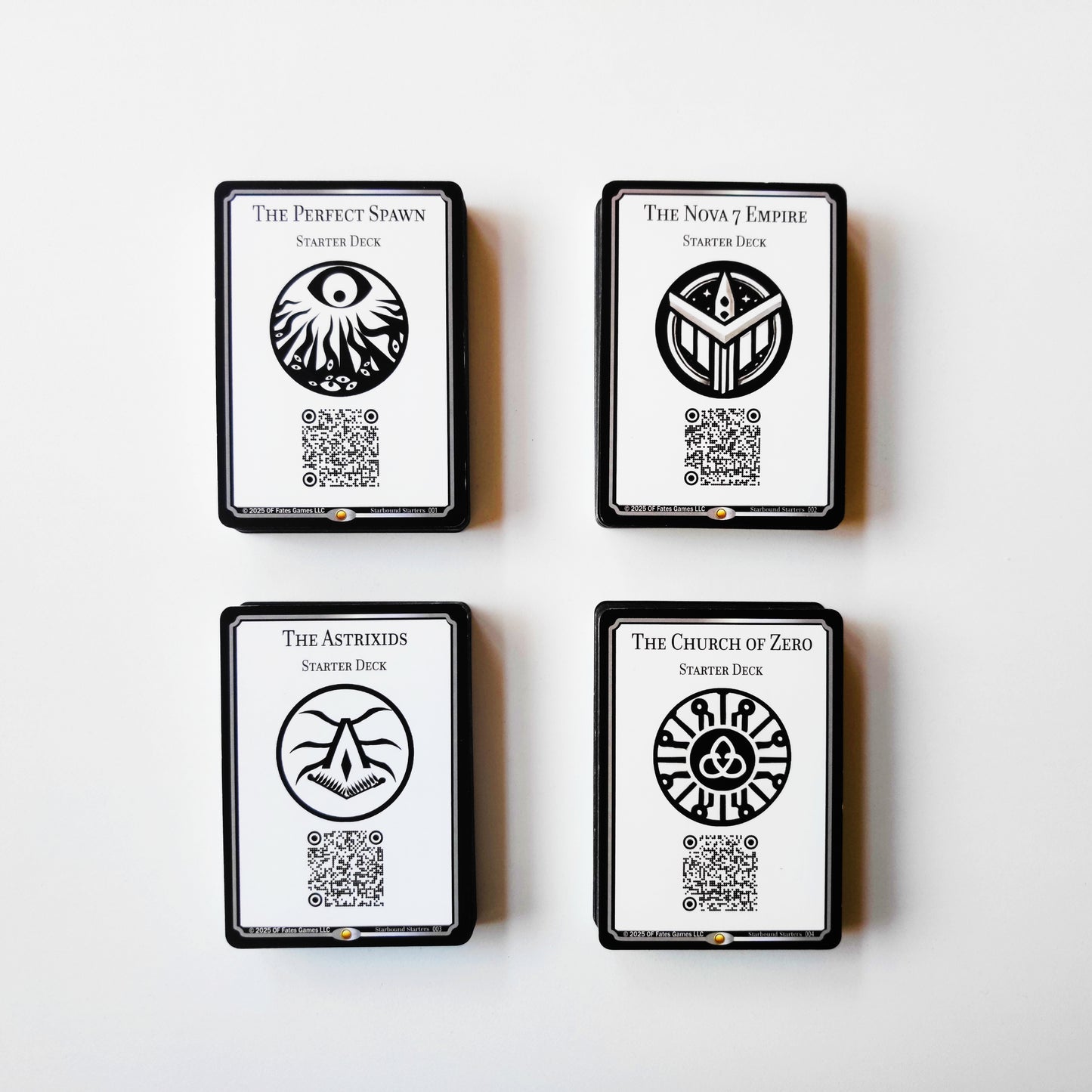 The Conquest of Fates Core Decks Collection - 4 Decks Complete Set