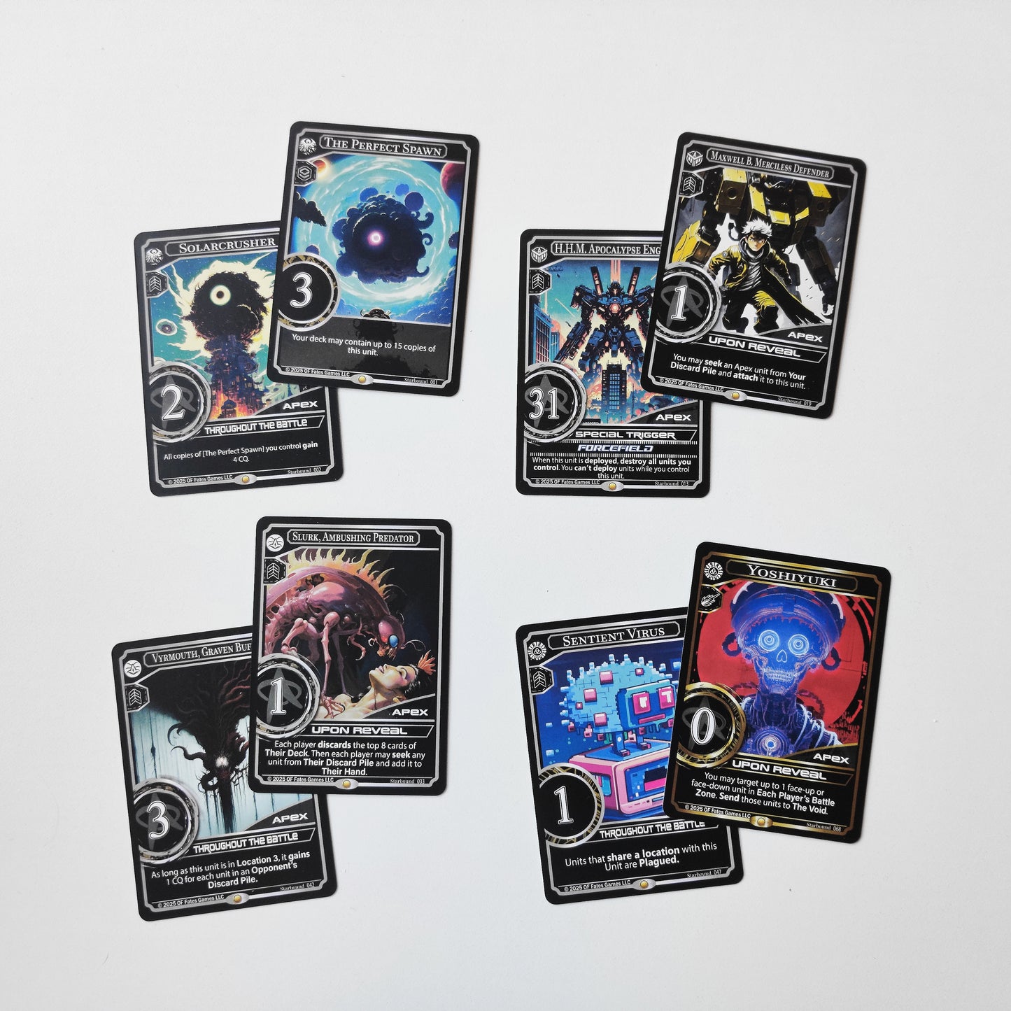 The Conquest of Fates Core Decks Collection - 4 Decks Complete Set